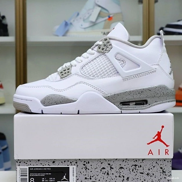 OREO' JORDAN 'WHITE 4 RETRO AIR 0312